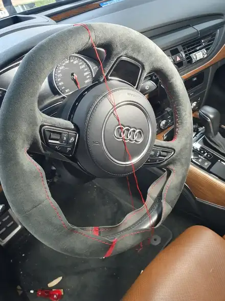 순천알칸타라,아우디,a7,55tdi,알칸타라핸들시공 / 전남 순천 시공 사진