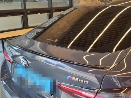 [핏먼트 울산]BMW G22 i4 M50 바디킷튜닝 퍼포먼스 프런트 립 에어댐, 퍼포먼스 리어 스포일러(유광블랙) 시공 사진