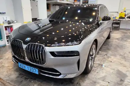 BMW i7 듀오톤(투톤) 랩핑 위 PPF로 보호성과 광도까지 !! / 인천, 부평, 부천 시공 사진