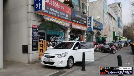 현대 뉴액센트 차량에도 최신 도원텍 알리바바 980LC 음성안내 보이스 양방향 원격시동경보기 서울 공식 총판 대리점 가자카 자동차용품점에서 시공해 드립니다. / 양천구 신월동 시공 사진