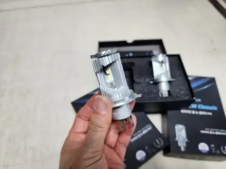 코란도스포츠 자동차검사 통과되는 헤드라이트 전조등 LED H4 규격 차량 브라비오 올뉴클래식 설치 후 인증 등록 완료 - 서울 가자카 / 서울 양천, 강서, 목동 시공 사진