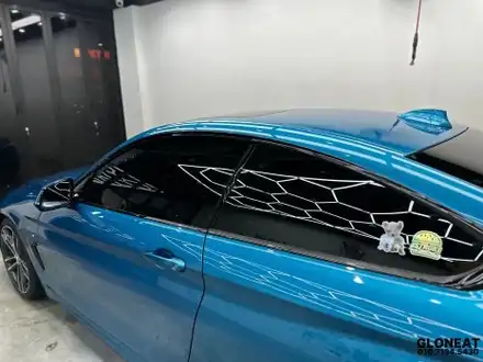 부평 BMW4시리즈 썬팅재시공 및 아이나비QXD1블랙박스 장착 / 인천 서구 시공 사진