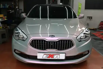 전체랩핑 (TINYBOT 타이니봇 스페이스 캔디 그레이 핑크) / 기아 / 더 뉴 K9 / 대구 달성군 시공 사진