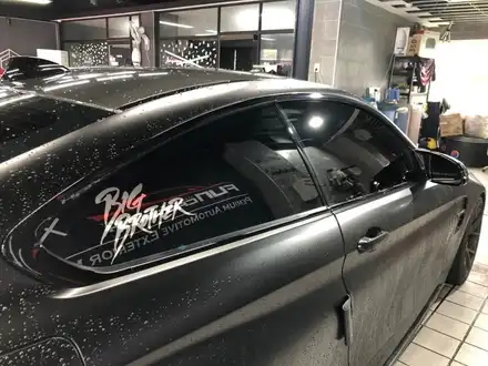 [펀카워시] BMW M4 유리발수코팅 자동차라벨 (곤지암 경기광주 성남 분당 여주 이천 하남) / 광주, 성남, 용인, 수원 시공 사진