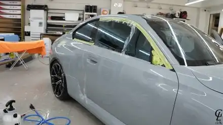 BMW G87 M2 GSWF 전체 PPF, 글라스틴트 레이니 블루 전체시공! 남양주 구리 하남 다산 신차패키지 글로시! / 남양주 시공 사진