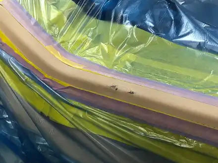 자동차 실내복원 BMW 7시리즈 2열에 물건을 싣다 생긴 가죽찢어짐 복원 / 과천 삼부골로 시공 사진