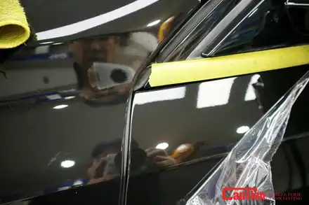 BMW X6 필름 제거 후 고광택 하이그로시블랙 전체랩핑 / 동대문,광진구,중랑구 시공 사진
