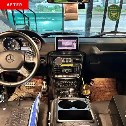 W463 벤츠 G350D W464 브라부스 신형개조후 발생하는 안개등 오류 해결 / 경기 안산 시공 사진