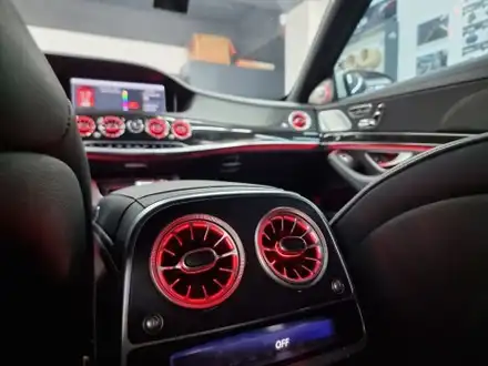 벤츠 s클래스 S350d w222 후기형 송풍구엠비언트 전동트위터 m2c200a plus 안드로이드셋탑까지 풀시스템 가즈아~!!! / 부산 연제구 시공 사진