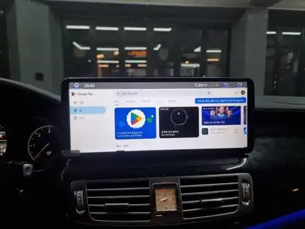 w218 벤츠 CLS250d 안드로이드 올인원 엠비언트 라이트 돋보이는 내 차 실내감성 / 부산 연제구 시공 사진