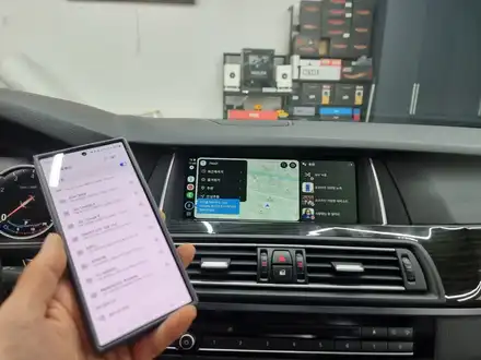 부산 bmw 528i 카플레이 안드로이드 오토 노래도 듣고 티맵 사용하기 / 부산 연제구 시공 사진