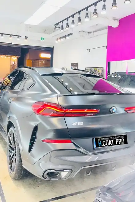 별내 광택 유리막코팅 전문 에이치코트프로 BMW X6 무광 생활보호 PPF + 유리막코팅 HS-P4 시공기 / 남양주 구리 하남 시공 사진