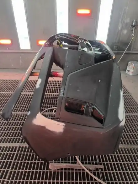 성남 분당 판교 BMW 740i 범퍼 긁힘 외제차 판금도색 외형복원으로 완벽 복원 / 성남 중원 시공 사진