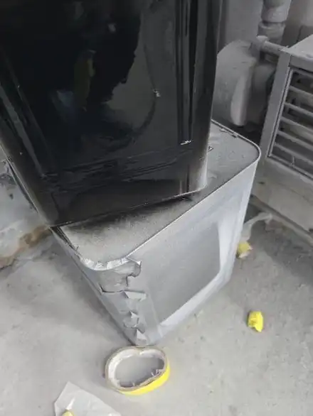 위례 기아 K3 중고차 구매후 판금도색 복원 작업 범퍼 탈거 도색작업 외형복원 / 성남 중원 시공 사진