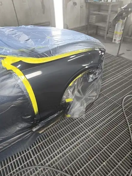 판교 분당 수내 볼보 v60 cc 앞 범퍼 앞 펜더 헤드라이트 외형복원 보험수리 전문 업체 / 성남 중원 시공 사진
