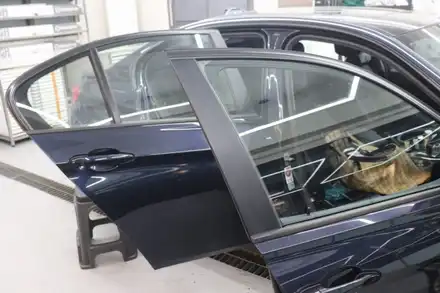 하남 미사 BMW5시리즈 측면썬팅 찍힘에 의한 재시공 후퍼옵틱 / 경기 하남 시공 사진