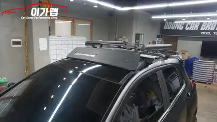 쉐보레 트랙스 전체랩핑 3M2080사틴블랙 으로 ! / 김포, 파주, 인천 시공 사진