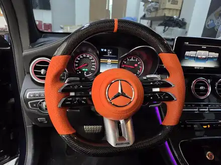벤츠 GLC 63 AMG 잠자리 핸들 카본 구성 / 서울 강동, 송파, 하남, 광진구 시공 사진
