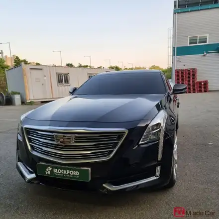 광주 수입차 썬팅재시공 업체 메이드카에서 미국차 캐딜락 CT6작업 #하버캠프 #블락포디 #아이나비블랙박스 / 광주 북구 시공 사진