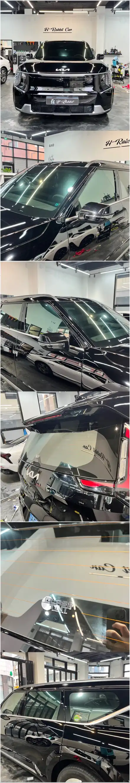 [봉담썬팅] 기아 EV9 블랙톤에 글라스틴트 \