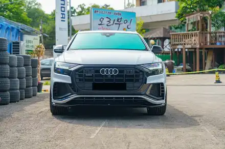 AUDI Q8 ABT HR-F 22인치 휠 타이어 세트, 프런트 립 스포일러 장착 / 분당,성남,용인 시공 사진