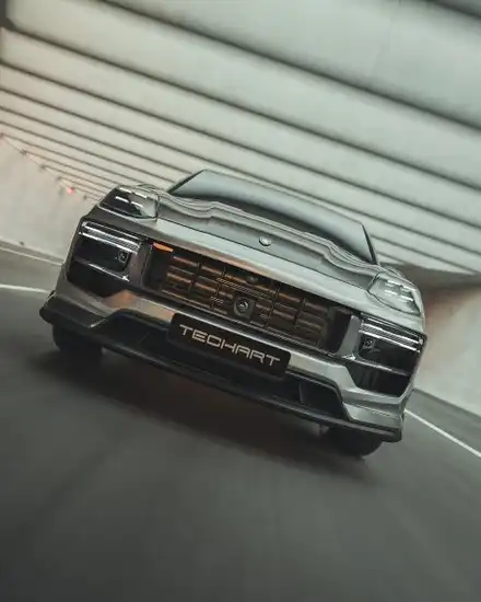 포르쉐 카이엔 E3.2 테크아트 Lower 에어로 키트 Techart, 스포츠 디자인 / 경기 성남 분당 시공 사진