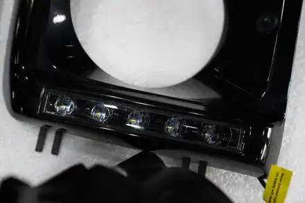 벤츠 지바겐 W463 시리즈 블랙헤드램프 브라부스 데이라이트 장착 BRABUS / 경기 성남 분당 시공 사진