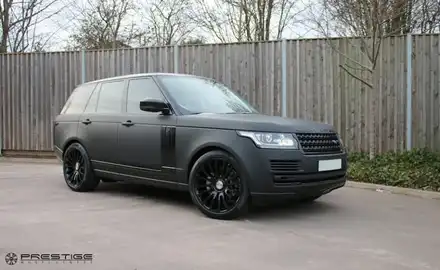 레인지로버 보그 만소리 M8 22인치 블랙 휠 MANSORY / 경기 성남 분당 시공 사진