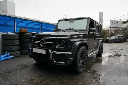 벤츠 지바겐 G63AMG 블랙헤드 램프 /브라부스 블랙 데이라이트 BRABUS / 경기 성남 분당 시공 사진