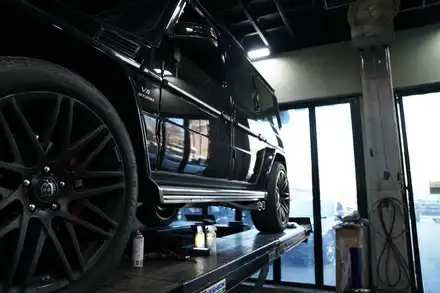 벤츠 지바겐 W463 G63AMG 브라부스 가변 머플러 BRABUS / 경기 성남 분당 시공 사진