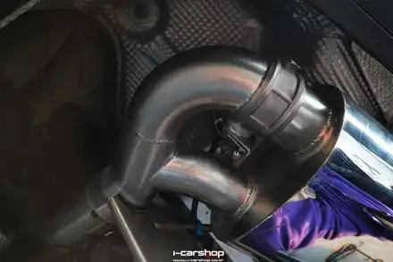 포르쉐 981 박스터 M&M 가변 머플러 장착 엠앤엠 M&M Exhaust Gmbh / 경기 성남 분당 시공 사진