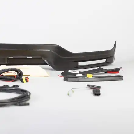 지바겐 G63AMG 에디션1 브라부스 블랙 티탄 가변머플러,프런트립,스페어타이어카본커버,ST 스페이서 BRABUS / 경기 성남 분당 시공 사진