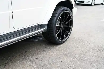 지바겐 브라부스 모노블록 Z 24인치, 블랙 티탄 가변 머플러,트렁크 카본 어태치먼트 G63AMG BRABUS 신형 지바겐 / 경기 성남 분당 시공 사진