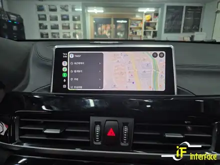 김해 BMW 내비게이션 X2 안드로이드오토 카플레이 가능한 시스템 / 김해,양산,부산 시공 사진