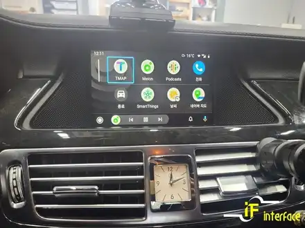 김해 장유 벤츠 CLS350 카플레이 안드로이드오토 미러링 장착 / 김해,양산,부산 시공 사진
