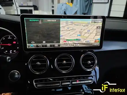 벤츠 GLC 클래스 12.3 와이드모니터 안드로이드 셋탑 m2c200a 부산 김해 양산 장착 전문점 / 김해,양산,부산 시공 사진