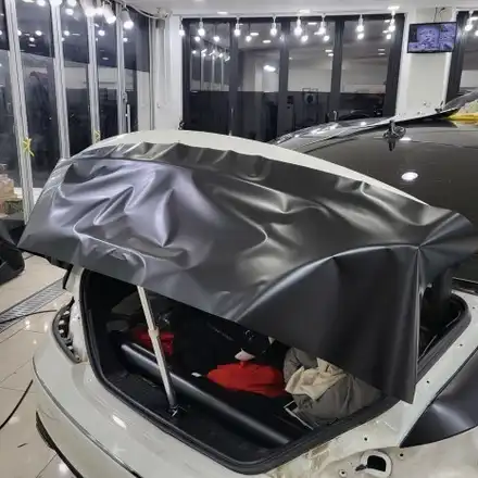 벤츠 CLS 63 amg 사틴블랙 전체랩핑 / 전체 크롬죽이기 / 인천 랩핑 잘하는곳 / 투맨카스킨 / 인천 서구, 부평, 부천 시공 사진