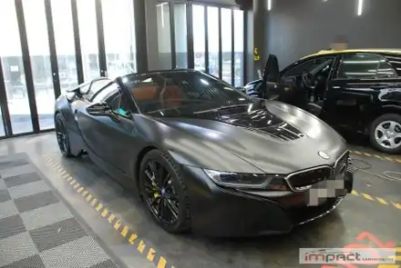 수원 화성 랩핑 BMW I8 로드스터 부분 손상부위 래핑 재시공 / 수원시 권선구 고색동 시공 사진