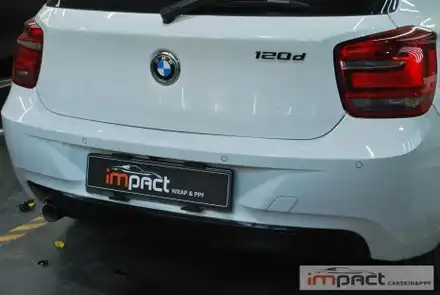 수원 임팩트 BMW 사이드 스커트 M퍼포먼스 데칼, 리어 디퓨져 랩핑 / 수원시 권선구 고색동 시공 사진