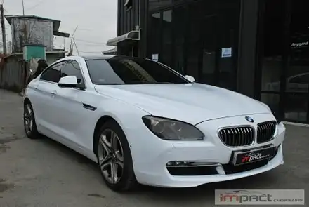 성남 분당 수원 랩핑 필름제거후 BMW640D 화이트 전체 래핑 시공 / 수원시 권선구 고색동 시공 사진
