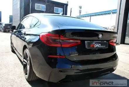 광교 수원 랩핑 고광택 블랙유광 필름으로 BMW6GT 630d 올블랙 스타일 완성! / 수원시 권선구 고색동 시공 사진