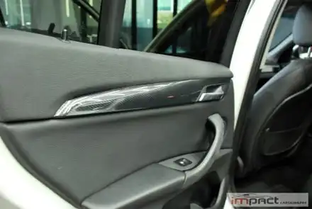 수원 랩핑 BMW E84 X1 실내 도어트림 몰딩 카본랩핑 시공 / 수원시 권선구 고색동 시공 사진