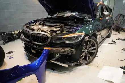 BMW 340i 랩핑 이노즈텍 / 미드나이트그린 변신기 / 용인 처인구 시공 사진