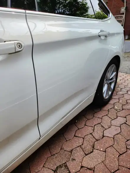 bmw 휀더 찌그러짐 덴트 복원 사고 자차 보험처리 // 자동차 열차단썬팅 / 재규어 f타입 찍힘 수리 전체랩핑 비용 / 서울 서대문구 시공 사진