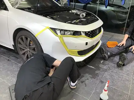 푸조508GT 앞뒤범퍼 PPF / 생활PPF / 서울 서대문 시공 사진