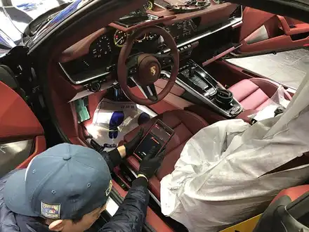 포르쉐911 하이패스매립 [앰피온 SET-350] / 서울 서대문 시공 사진