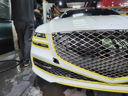 벤츠 glc 범퍼 덴트 복원 / 블랙박스 교체 제네시스 g80 자동차 ppf 랩핑 보험처리 대물 / bmw m2 흠집제거 판금도색 / 서울 서대문구 시공 사진