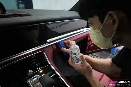 자동차가죽코팅 파나메라 기온쿼츠 레더쉴드 시공 / 수원,광교,동탄 시공 사진