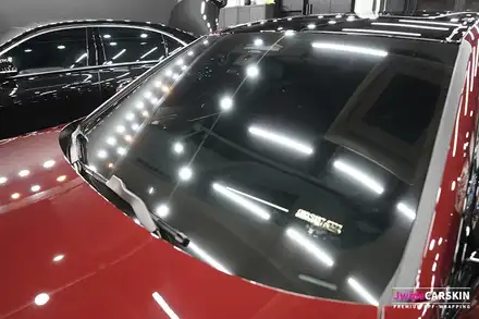 수원윈드쉴드 BMWi4 M50 전면유리보호필름 시공 / 경기 수원 영통 시공 사진