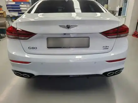 G80 스포츠범퍼 개조튜닝 다크크롬으로 들어갑니다. / 수원, 화성 시공 사진